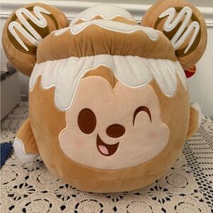 Disney Munchlings Mickey Mouse Cinnamon Bun Swirl Plush 14 1/2"